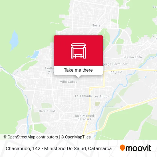 Chacabuco, 142 - Ministerio De Salud map