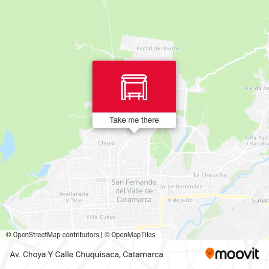 Av. Choya Y Calle Chuquisaca map