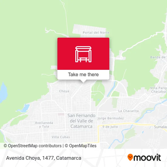 Avenida Choya, 1477 map
