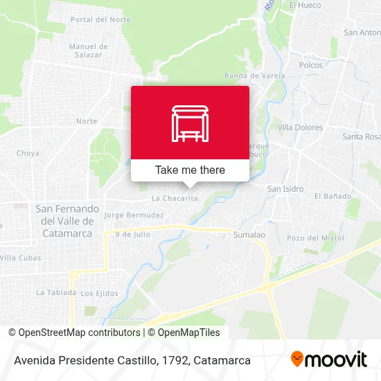 Avenida Presidente Castillo, 1792 map