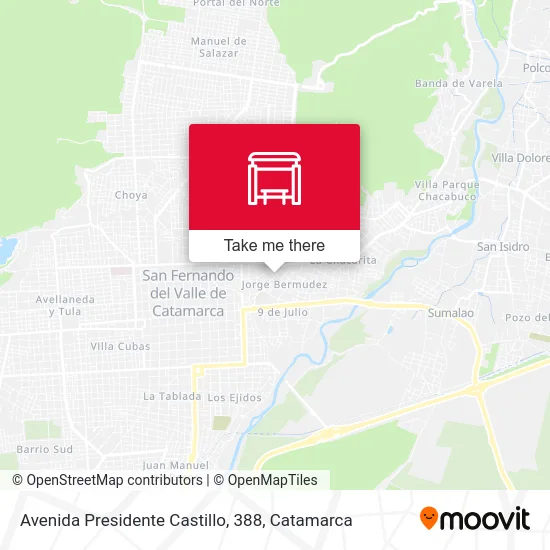 Avenida Presidente Castillo, 388 map