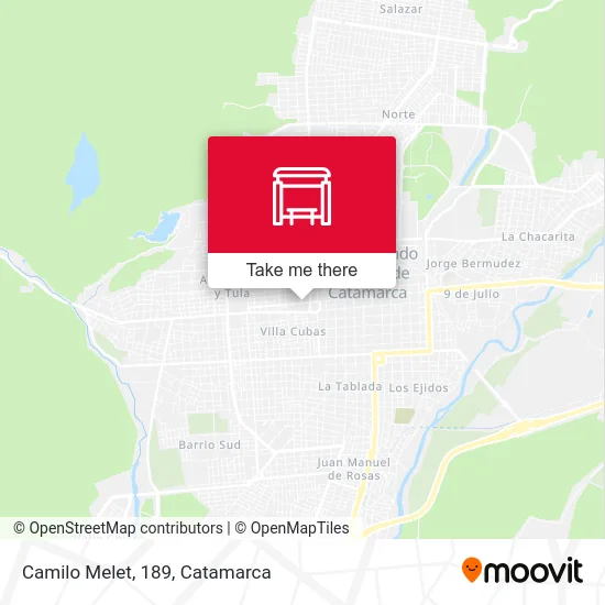 Camilo Melet, 189 map