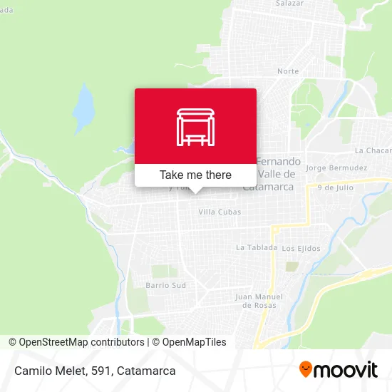 Camilo Melet, 591 map