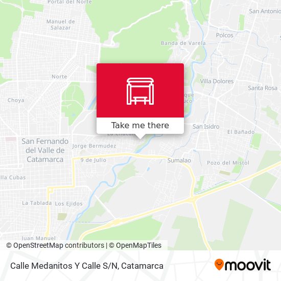 Mapa de Calle Medanitos Y Calle S/N