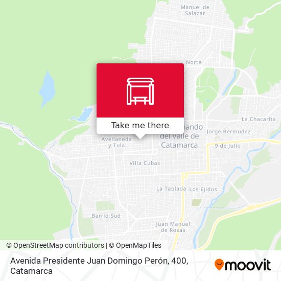 Mapa de Avenida Presidente Juan Domingo Perón, 400