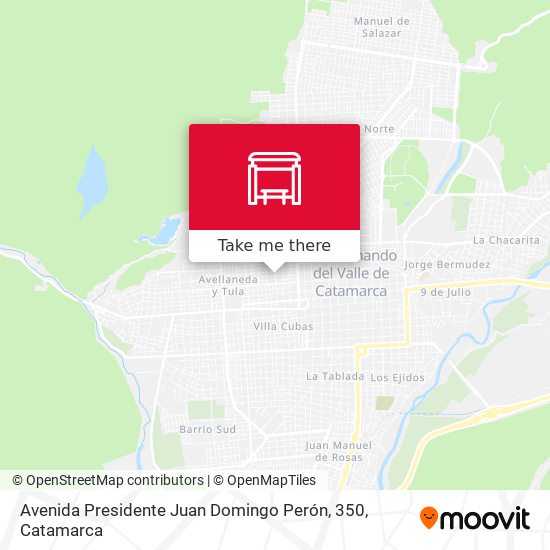 Avenida Presidente Juan Domingo Perón, 350 map