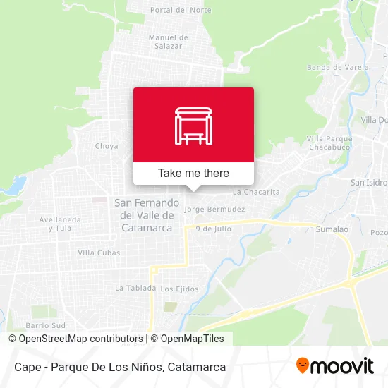 Cape - Parque De Los Niños map