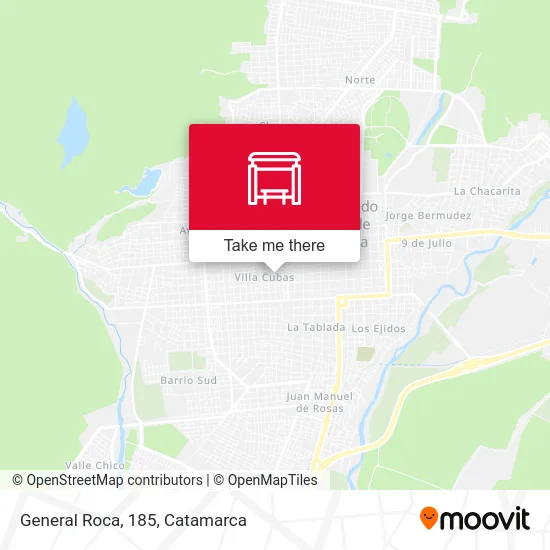 General Roca, 185 map