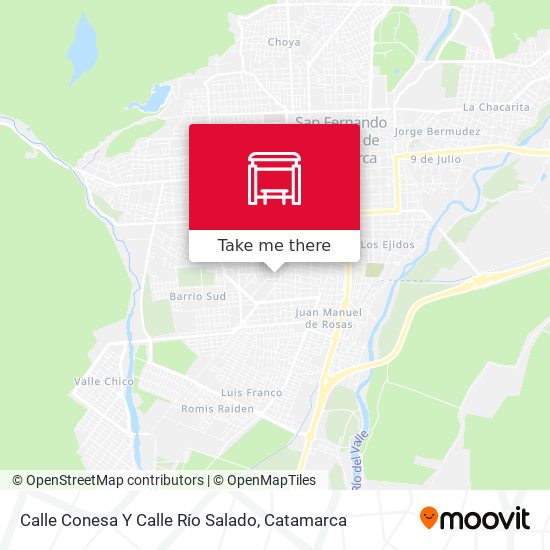 Mapa de Calle Conesa Y Calle Río Salado