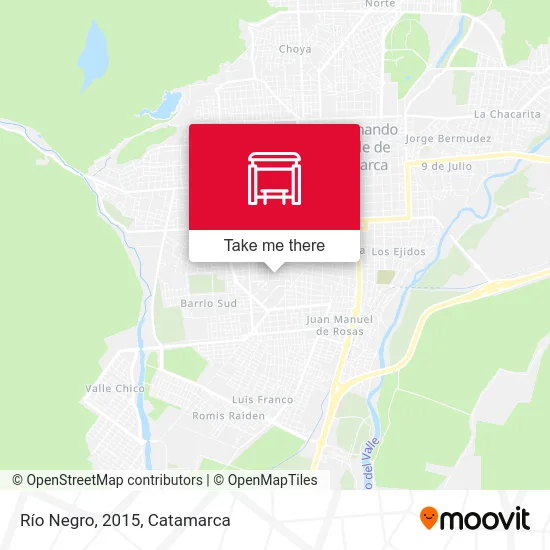 Río Negro, 2015 map