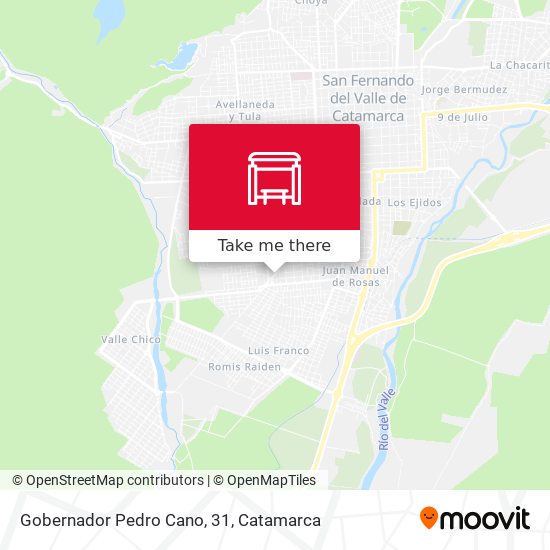 Mapa de Gobernador Pedro Cano, 31