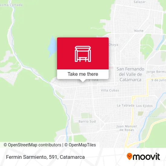 Fermin Sarmiento, 591 map