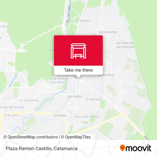 Plaza Ramon Castillo map
