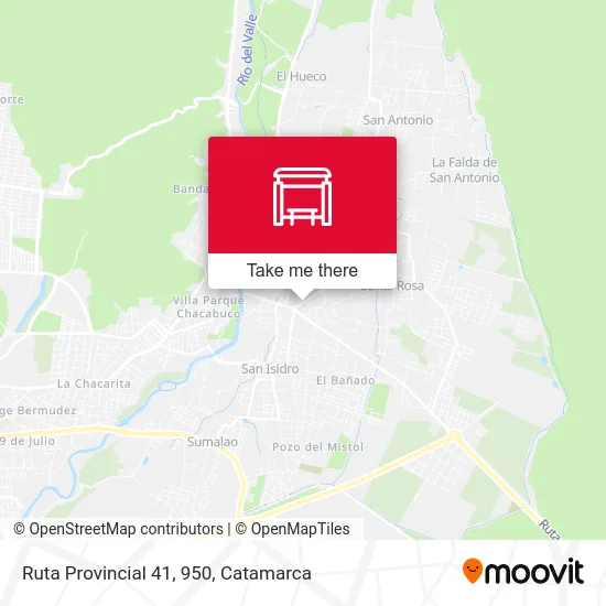 Ruta Provincial 41, 950 map