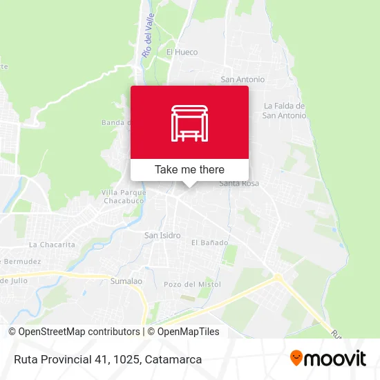 Ruta Provincial 41, 1025 map