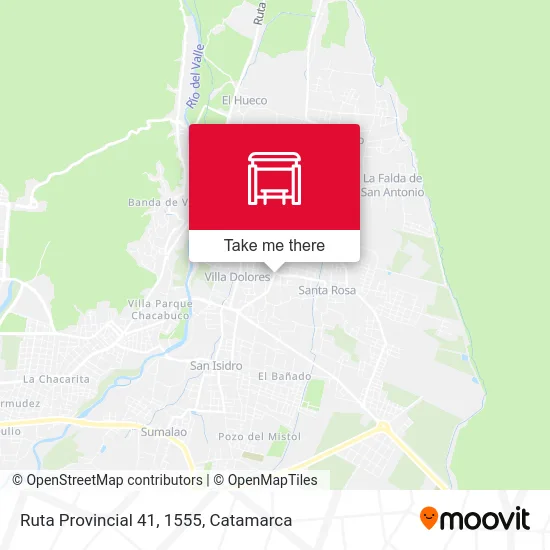 Ruta Provincial 41, 1555 map