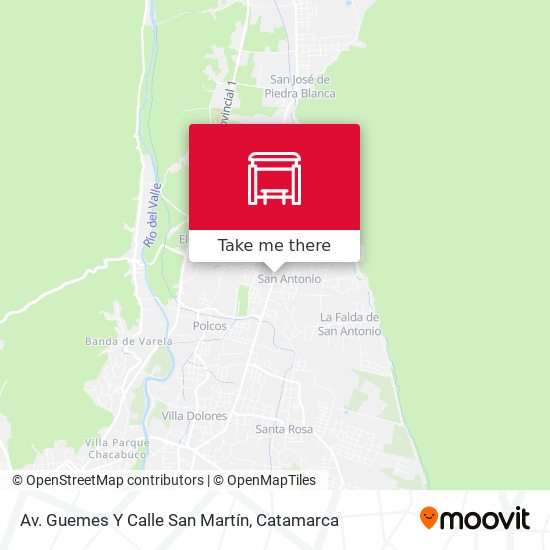 Av. Guemes Y Calle San Martín map