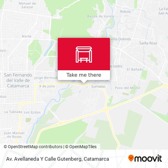 Mapa de Av. Avellaneda Y Calle Gutenberg