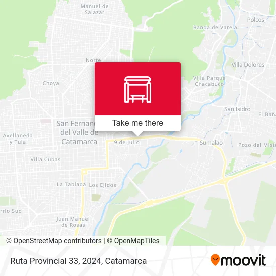 Ruta Provincial 33, 2024 map