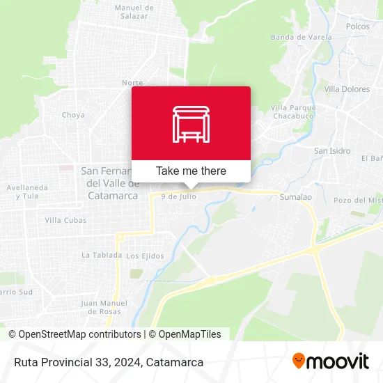 Ruta Provincial 33, 2024 map