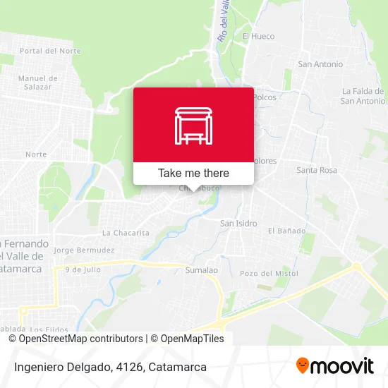 Ingeniero Delgado, 4126 map