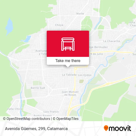 Avenida Güemes, 299 map