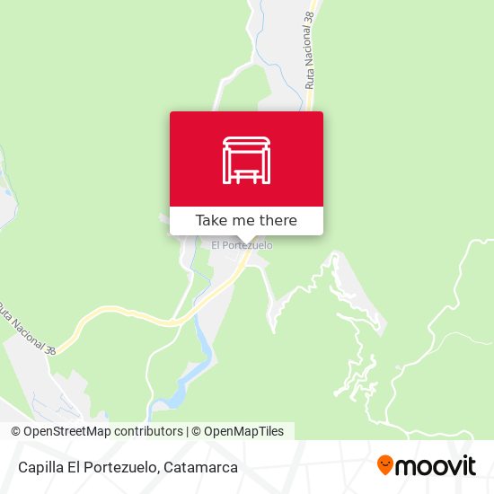 Capilla El Portezuelo map