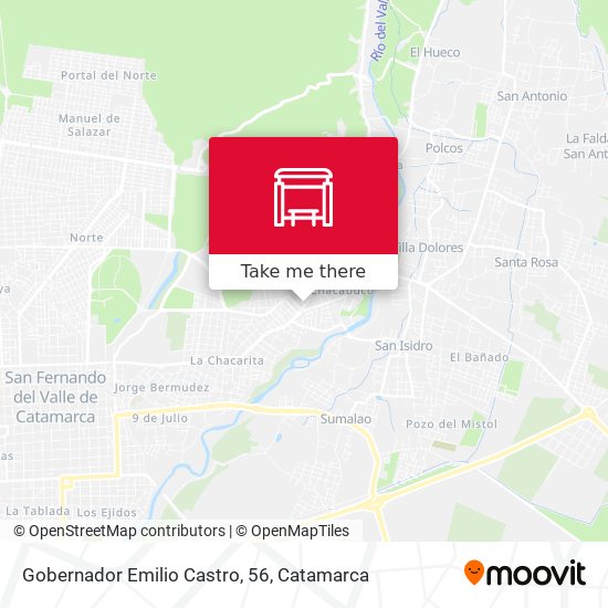 Gobernador Emilio Castro, 56 map