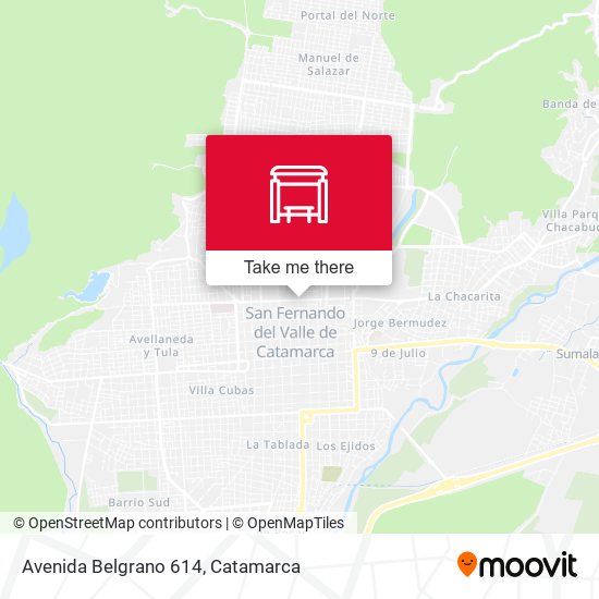 Avenida Belgrano 614 map