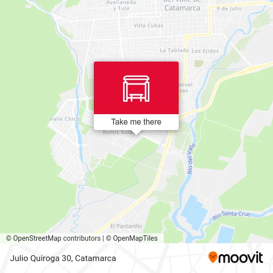 Julio Quiroga 30 map