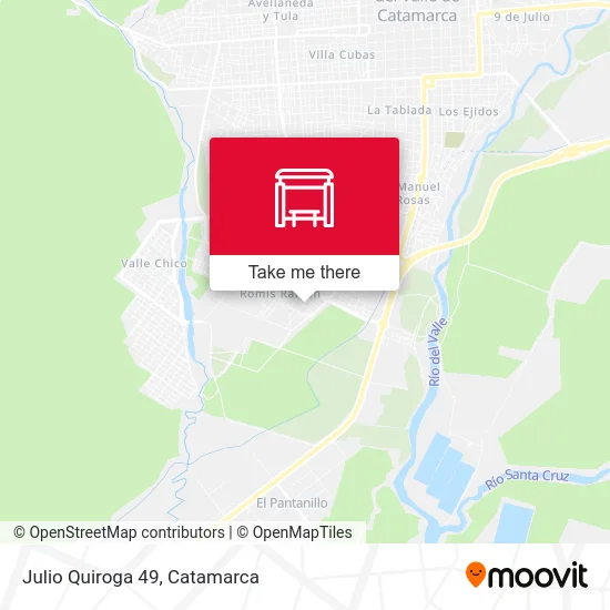 Julio Quiroga 49 map