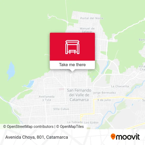 Avenida Choya, 801 map
