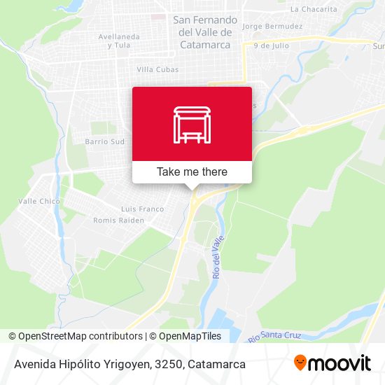 Avenida Hipólito Yrigoyen, 3250 map