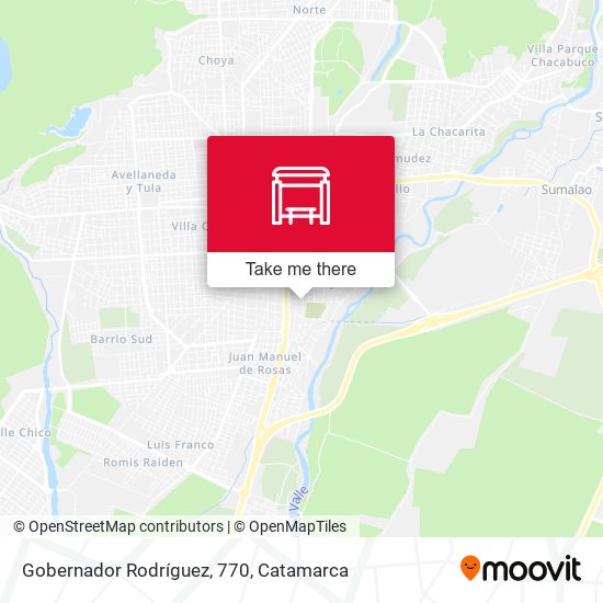 Mapa de Gobernador Rodríguez, 770