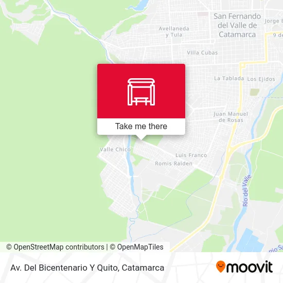 Av. Del Bicentenario Y Quito map