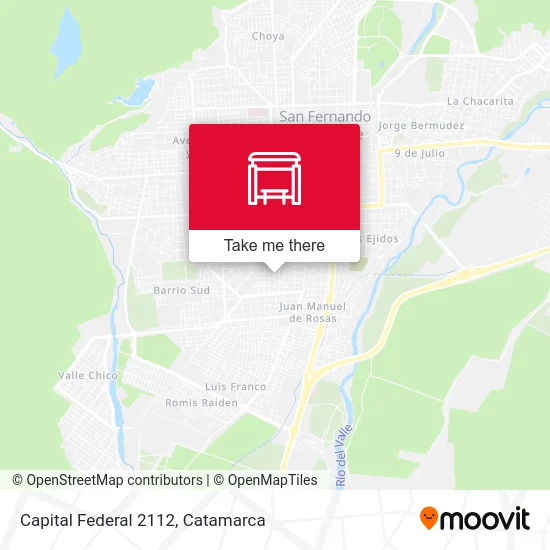 Capital Federal 2112 map