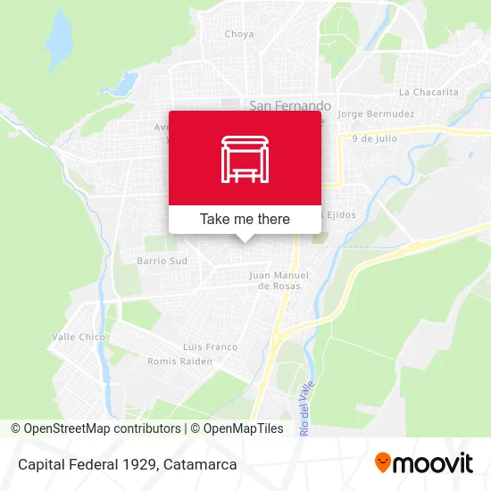 Capital Federal 1929 map