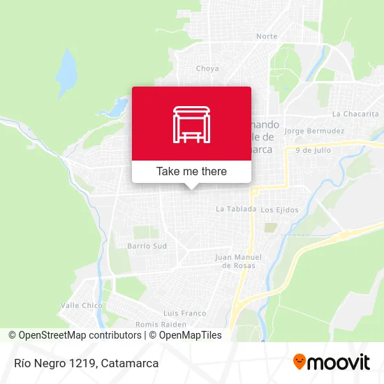 Río Negro 1219 map