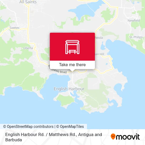 English Harbour Rd. / Matthews Rd. map