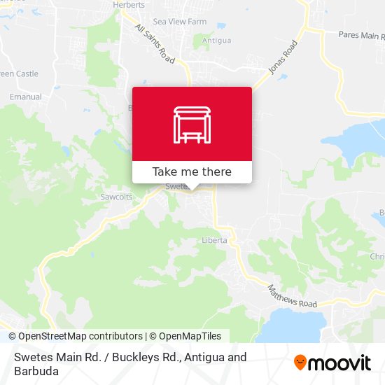 Swetes Main Rd. / Buckleys Rd. map