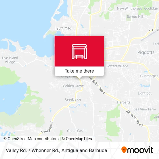 Valley Rd. / Whenner Rd. map