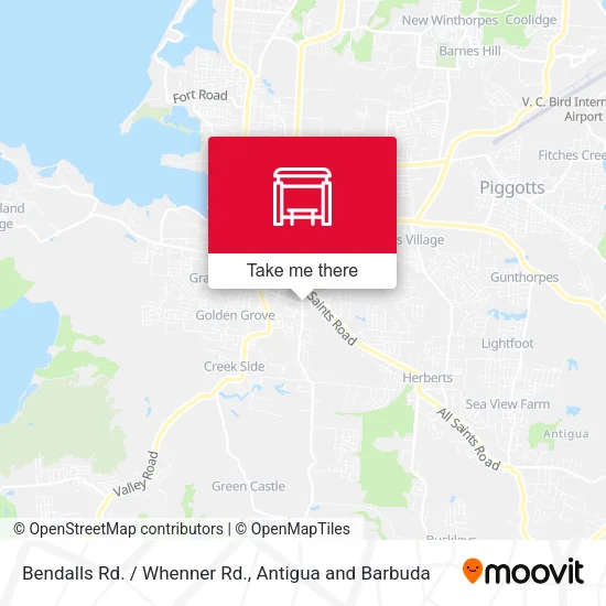 Bendalls Rd. / Whenner Rd. map