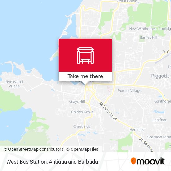 West Bus Station map