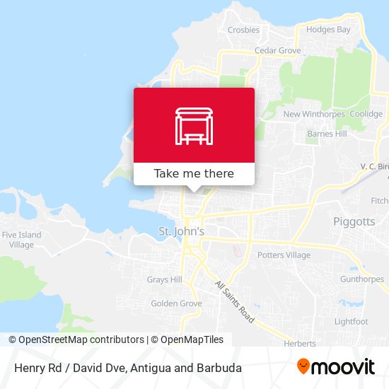 Henry Rd / David Dve map