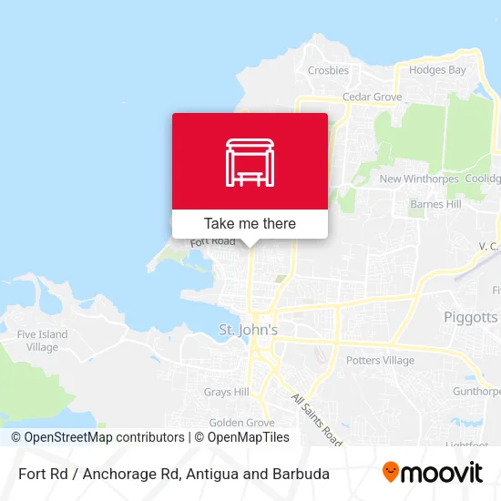 Fort Rd / Anchorage Rd map