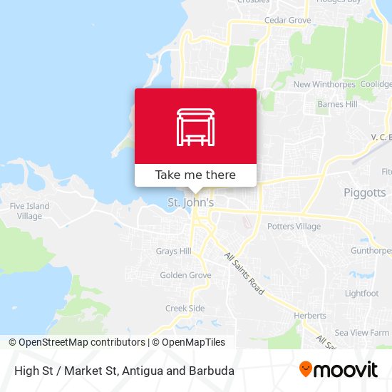High St / Market St map