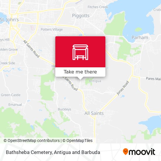 Bathsheba Cemetery map