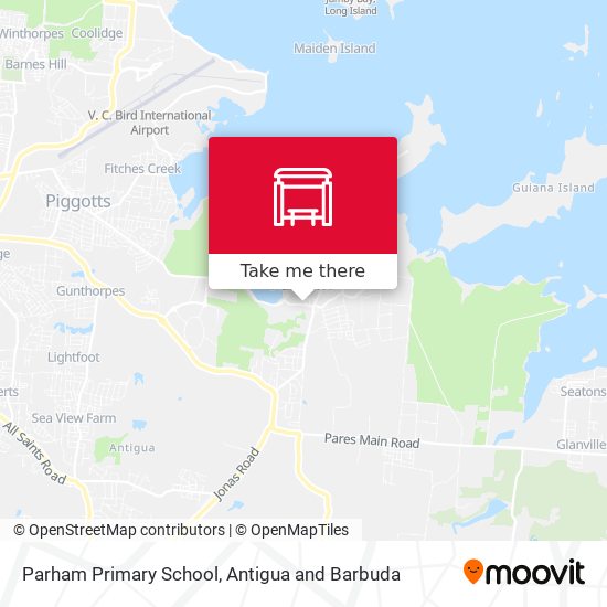 Parham Primary School map