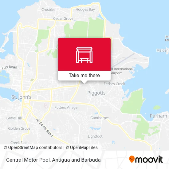 Central Motor Pool map