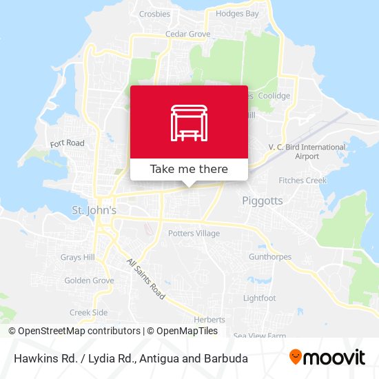 Hawkins Rd. / Lydia Rd. map